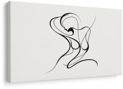 Dovido Tablou linie delicată a corpului feminin - 30x20