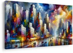 Dovido Tablou oraș colorat - 60x40