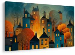 Dovido Tablou poveste de iarnă a orașului nocturn - 40x30