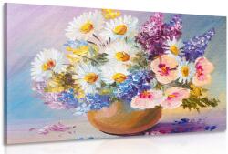 Dovido Tablou pictură în ulei florilor de vară - 120x80