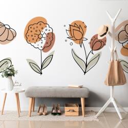 Dovido Tapet flori minimaliste - 196x132