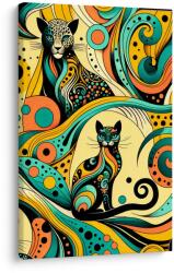 Dovido Tablou pisici ornamentale - 20x30