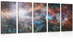 Dovido Tablou 5-piese galaxie infinită - 150x75