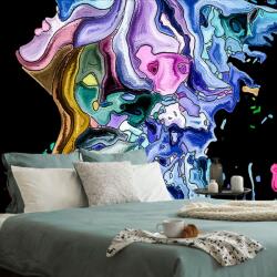 Dovido Tapet silueta colorată a feței feminine - 392x264