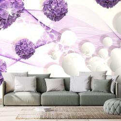 Dovido Tapet flori cu fundal abstract - 147x99
