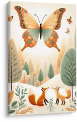 Dovido Tablou fluture deasupra vulpilor în natură - 20x30