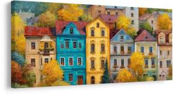 Dovido Tablou case colorate în toamnă - 120x60 - dovido - 258,77 RON