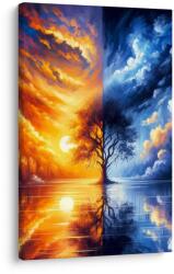 Dovido Tablou arborele vieții între zi și noapte - 80x120
