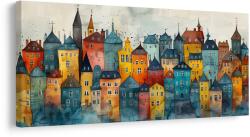 Dovido Tablou magia colorată a orașului - 100x50