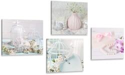 Dovido Set tablouri natura moartă elegantă vintage - 4x 60x60