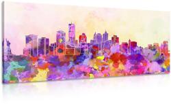 Dovido Tablou New York în design de acuarelă - 100x50