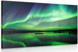 Dovido Tablou aurora polară verde - 120x80