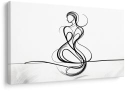 Dovido Tablou linii elegante de femeie - 30x20