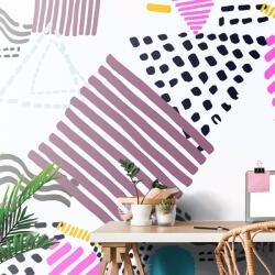 Dovido Tapet Memphis model în pop-art stil - 294x270