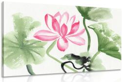 Dovido Tablou floare de lotus în acuarelă - 60x40