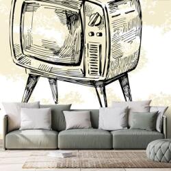 Dovido Tapet autoadeziv televizor retro - 245x165