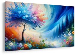 Dovido Tablou arborele vieții în curcubeu de culori - 30x20