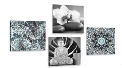 Dovido Set tablouri combinație interesantă Feng Shui - 4x 60x60