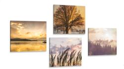 Dovido Set tablouri frumusețile naturale - 4x 60x60 - dovido - 362,14 RON