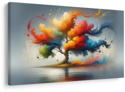 Dovido Tablou copacul vieții colorat în mișcare - 120x80