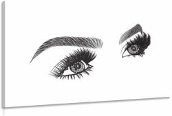 Dovido Tablou ochi feminini minimaliști - 30x20