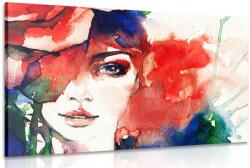 Dovido Tablou abstract portret al unei femei - 90x60