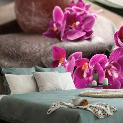 Dovido Fototapet autoadeziv orhidee frumoasă și pietre Zen - 392x264