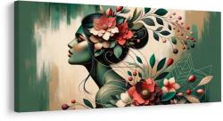 Dovido Tablou muză florală - 200x100