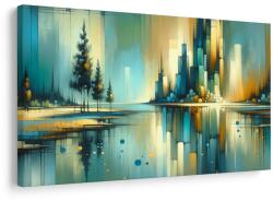 Dovido Tablou peisaj urban reflectat - 120x80