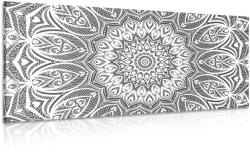 Dovido Tablou Mandala armonie în design alb-negru - 100x50