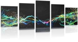 Dovido Tablou 5-piese abstract modern - 100x50