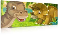 Dovido Tablou dinosauri veseli - 200x100