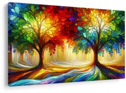 Dovido Tablou arborele vieții colorat în pădure - 120x80