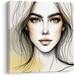Dovido Tablou chip feminin în tonuri delicate - 50x50