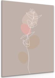 Dovido Tablou frunză minimalistă No4 - 60x90