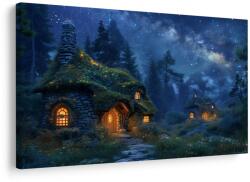 Dovido Tablou noapte magică de Crăciun în pădure - 60x40