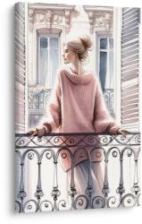 Dovido Tablou priveliște din fereastră pariziană - 60x90