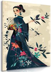 Dovido Tablou japandi iconițe de modă - 40x60