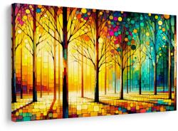 Dovido Tablou vitraliu din pădure - 40x30