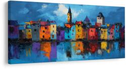 Dovido Tablou farmecul orașului de seară - 60x30