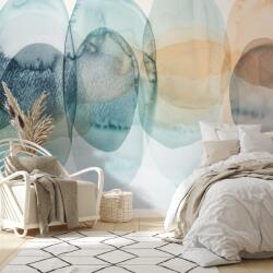 Dovido Fototapet cercuri pastelate acuarelă - 441x297