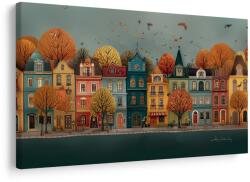 Dovido Tablou farmecul toamnei pe stradă urbană - 40x30