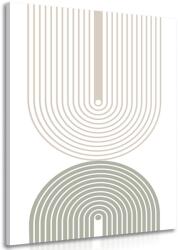 Dovido Tablou curcubeie minimaliste Mid-Century - 20x30