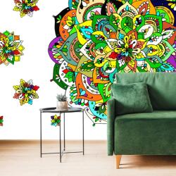 Dovido Tapet autoadeziv Mandala verde - 343x231