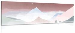 Dovido Tablou munți pastelați maiestuoși - 120x40