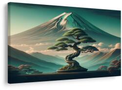 Dovido Tablou bonsai și munte în stil japonez - 120x80