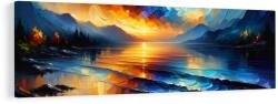 Dovido Tablou seară liniștită lângă apă - 135x45