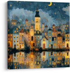 Dovido Tablou liniște festivă deasupra râului - 50x50