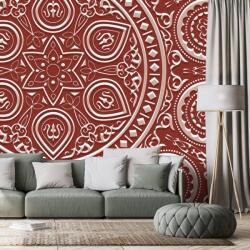 Dovido Tapet Mandala etnică delicată în design vișiniu - 294x198
