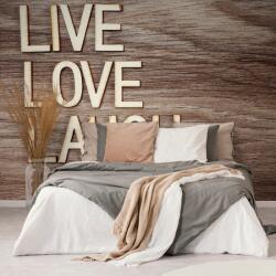 Dovido Tapet cu cuvintele - Live Love Laugh - 490x330